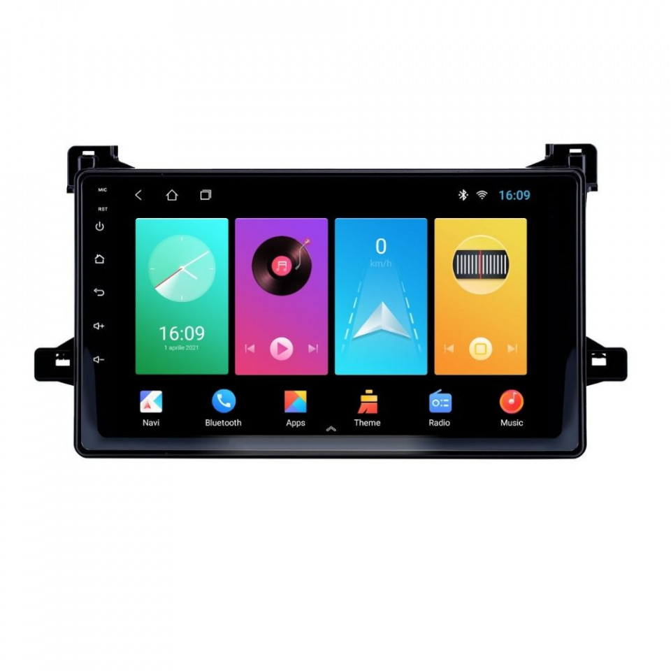 Oferte la Navigatie dedicata cu Android Toyota Prius W5 dupa 2015, 1GB RAM, Radio GPS Dual Zone, Display HD IPS 9" Touchscreen, Internet Wi-Fi, Bluetooth, MirrorLink, USB