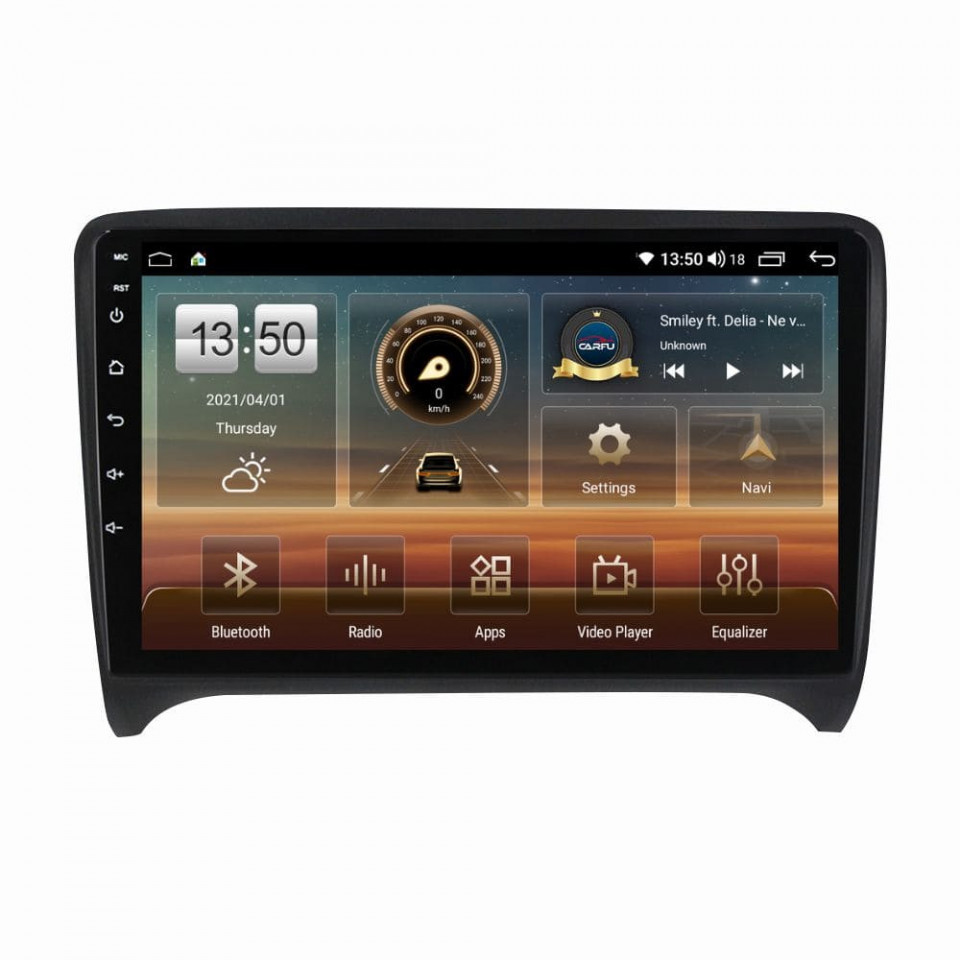 Oferte la Navigatie dedicata cu Android Audi TT 2006 - 2015, 4GB RAM, Radio GPS Dual Zone, Display HD QLED 9" Touchscreen, Internet Wi-Fi si slot SIM 4G, Bluetooth, MirrorLink, USB