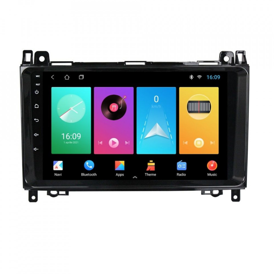 Oferte la Navigatie dedicata cu Android Mercedes B-Class W245 2005 - 2011, 1GB RAM, Radio GPS Dual Zone, Display HD IPS 9" Touchscreen, Internet Wi-Fi, Bluetooth, MirrorLink, USB