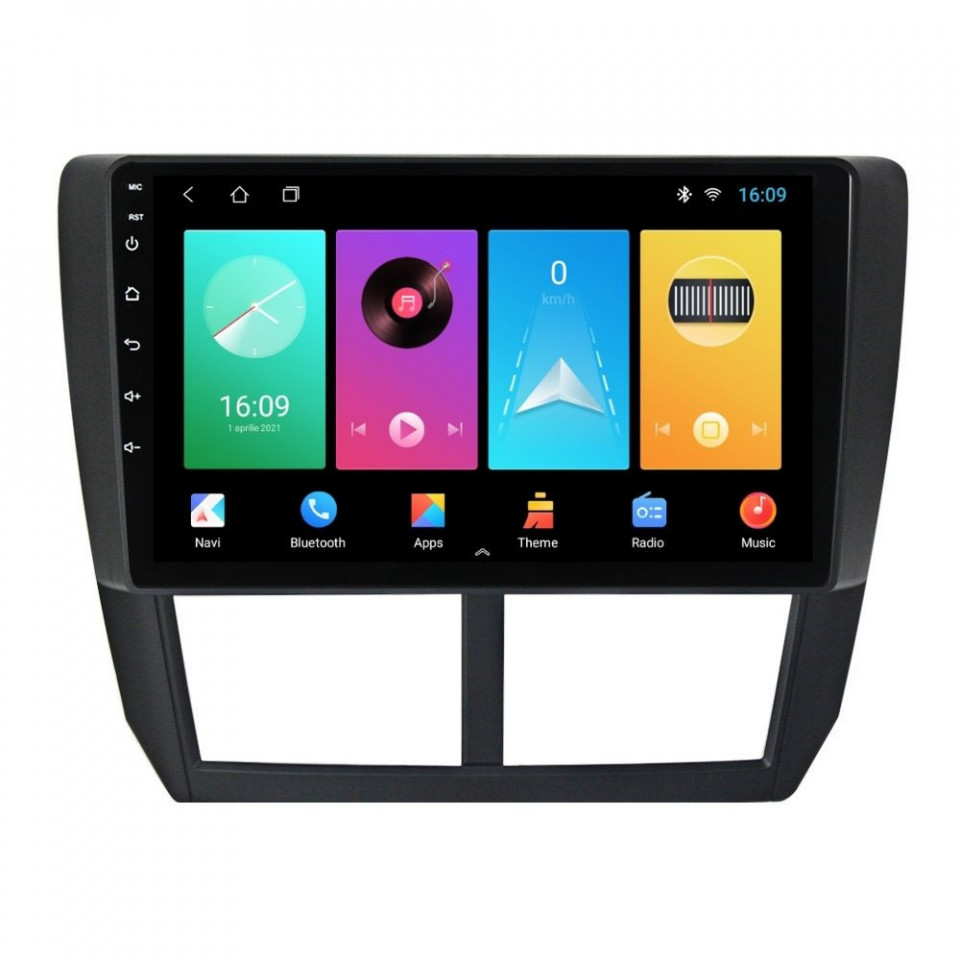 Oferte la Navigatie dedicata cu Android Subaru Forester 2008 - 2013, 1GB RAM, Radio GPS Dual Zone, Display HD IPS 9" Touchscreen, Internet Wi-Fi, Bluetooth, MirrorLink, USB