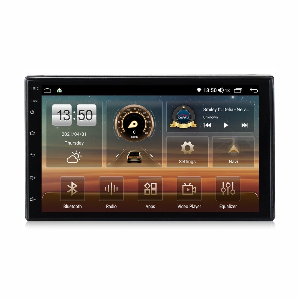 Oferte la Navigatie universala 2DIN cu Android, 4GB RAM, Radio GPS Dual Zone, Display HD IPS 7" Touchscreen, Internet Wi-Fi si slot SIM 4G, Bluetooth, MirrorLink, USB
