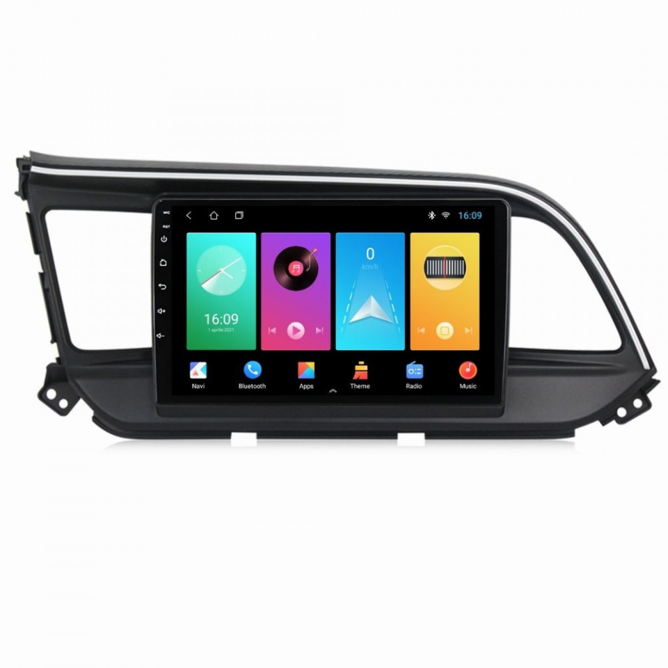 Oferte la Navigatie dedicata cu Android Hyundai Elantra VI 2019 - 2020, 1GB RAM, Radio GPS Dual Zone, Display HD IPS 9" Touchscreen, Internet Wi-Fi, Bluetooth, MirrorLink, USB