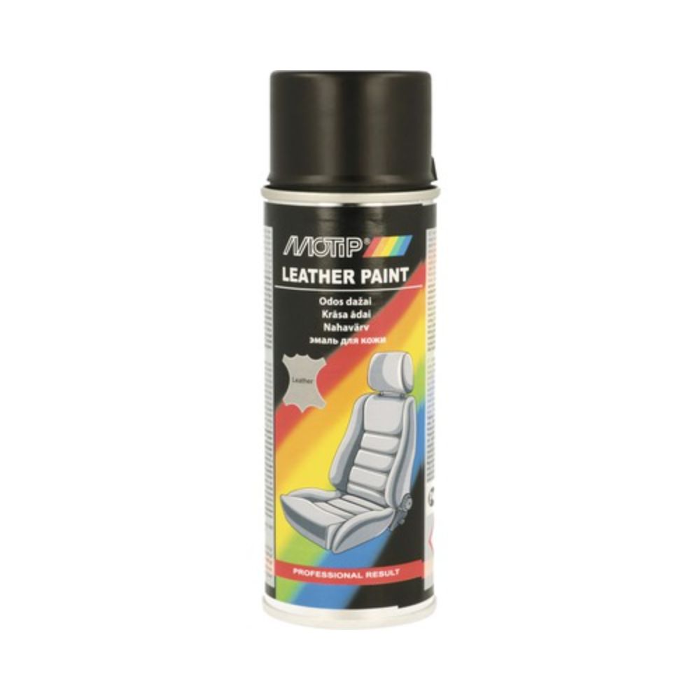 Oferte la Vopsea spray lac pentru piele MoTip, negru, lucios, interior, 200 ml
