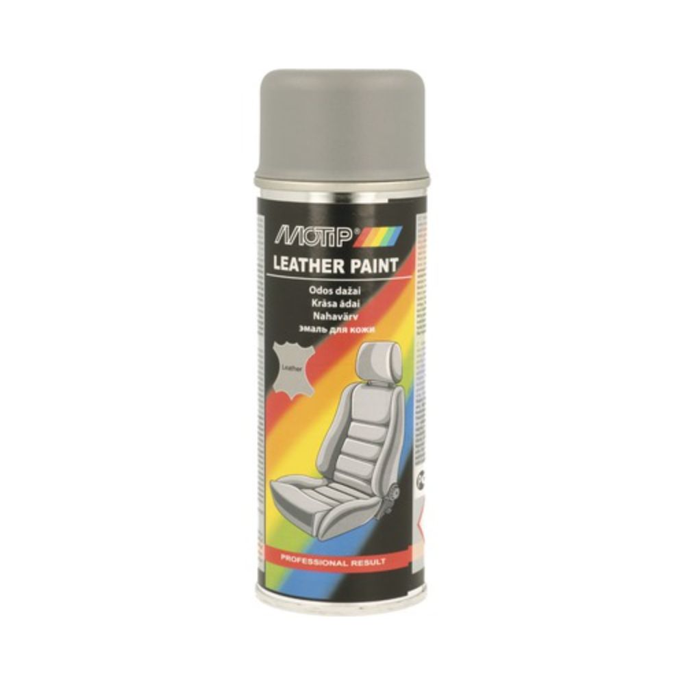 Oferte la Vopsea spray lac pentru piele MoTip, gri, lucios, interior, 200 ml