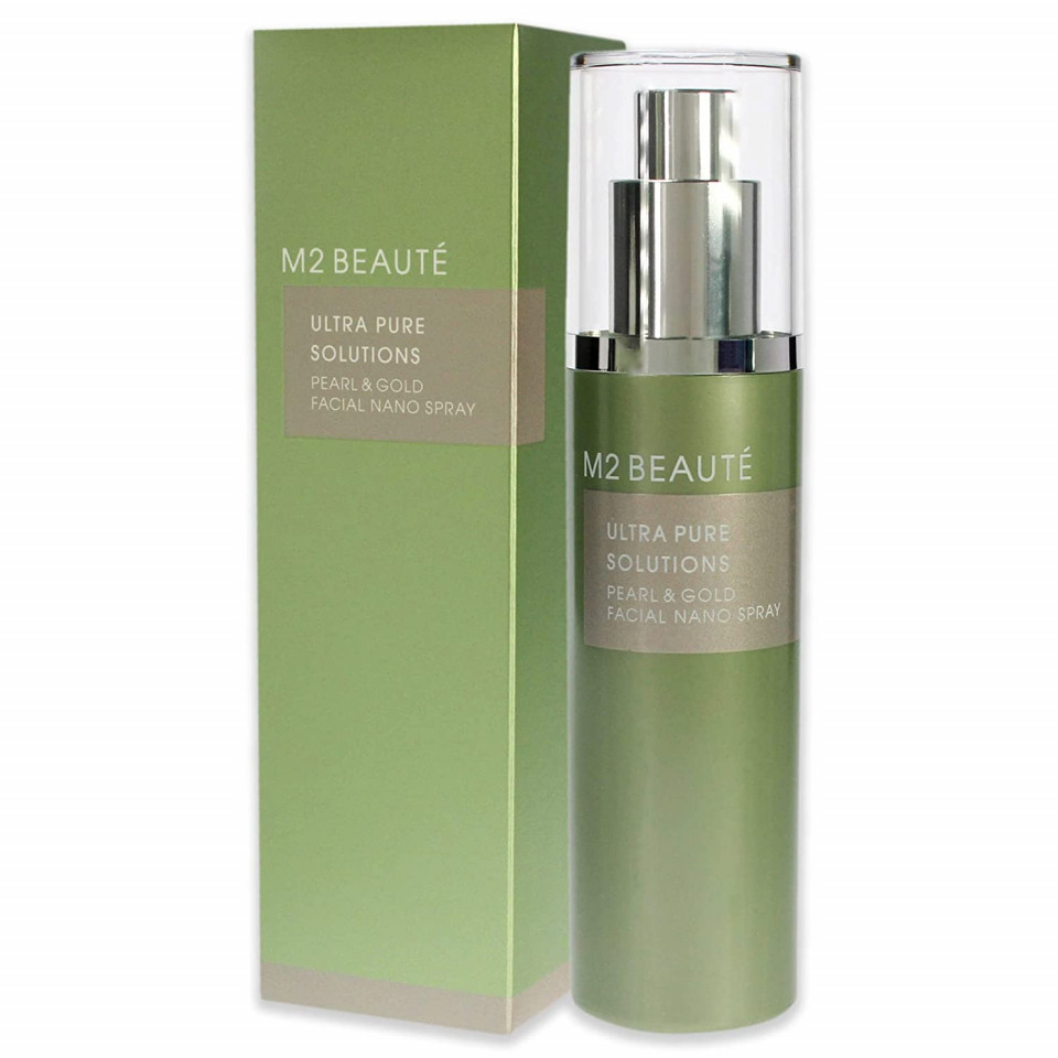 Oferte la Tratament spray pentru ten M2 Beaute Ultra Pure Solutions Pearl & Gold, 75ml (Concentratie: Tratament pentru fata, Gramaj: 75 ml)
