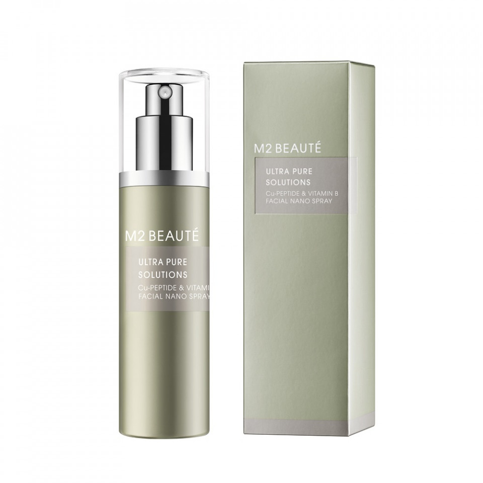Oferte la Tratament spray pentru ten M2 Beaute Ultra Pure Solutions Cu-Peptide & Vitamin B, 75ml (Concentratie: Tratament pentru fata, Gramaj: 75 ml)