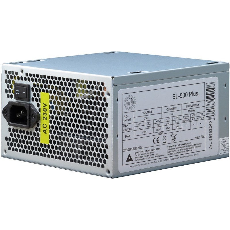 Oferte la Sursa Inter-Tech SL-500 PLUS ,500W ,PSU, Pasiv, Rail Single