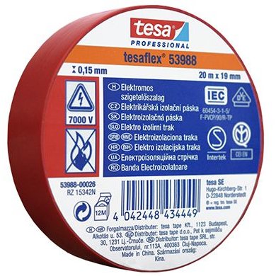 Oferte la BANDA IZOLATOARE TESAFLEX 20M ROSU 10 BUC