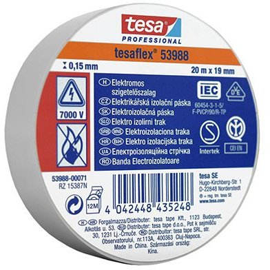 Oferte la BANDA IZOLATOARE TESAFLEX 20M ALB 10 BUC