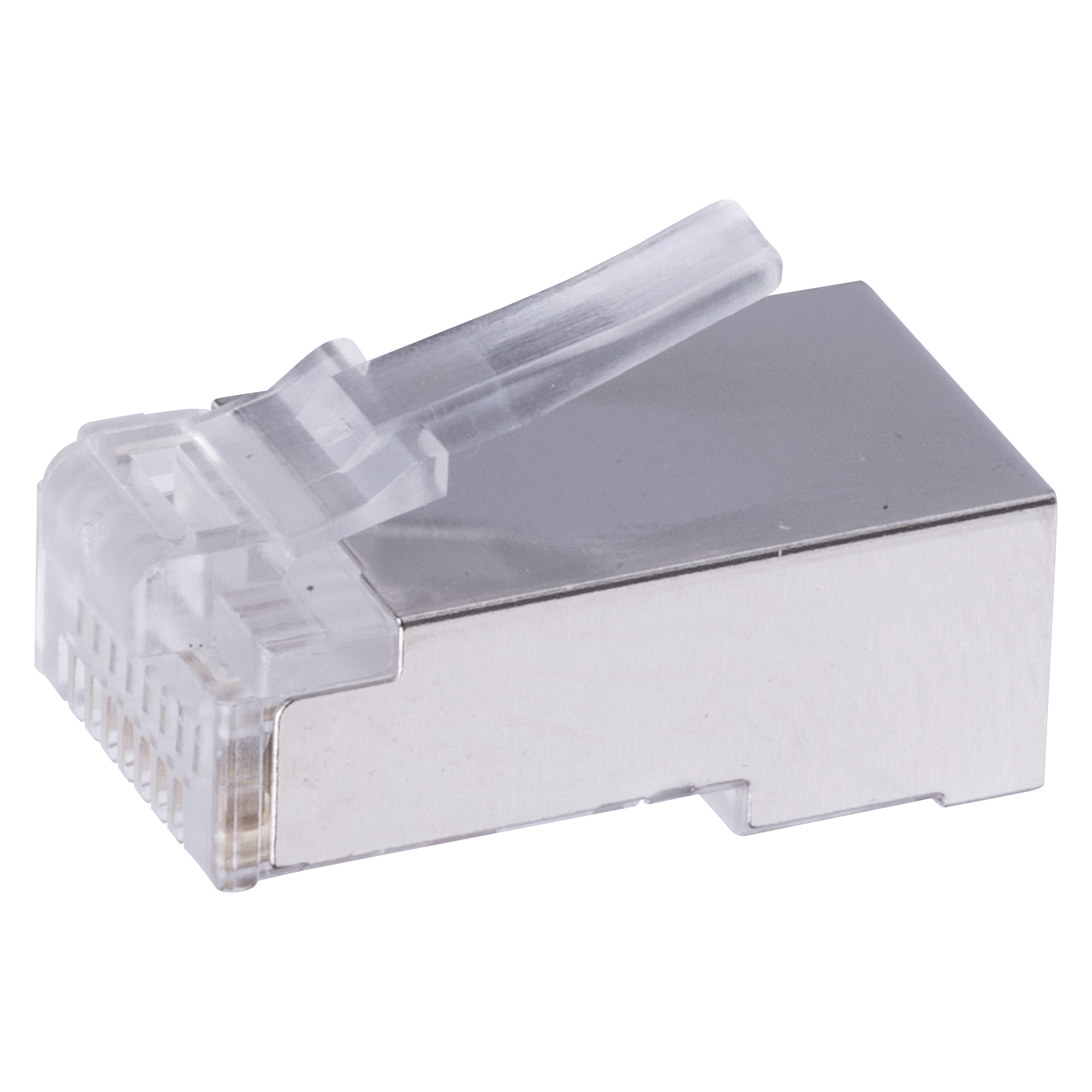 Oferte la Set conectori RJ45 pentru cablu FTP CAT5E, gri, 20 buc