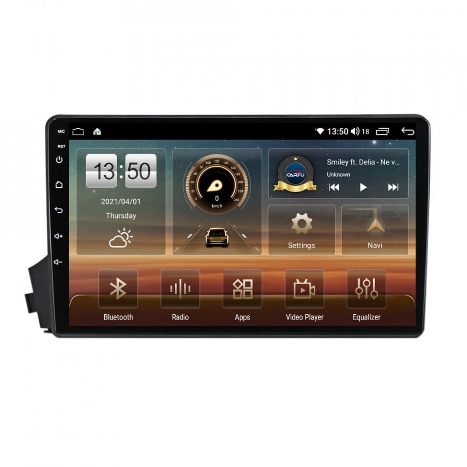 Oferte la Navigatie dedicata cu Android Ssangyong Actyon 2005 - 2012, 4GB RAM, Radio GPS Dual Zone, Display HD QLED 9" Touchscreen, Internet Wi-Fi si slot SIM 4G, Bluetooth, MirrorLink, USB