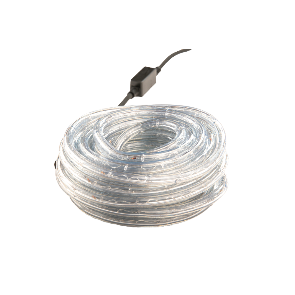 Oferte la Tub luminos cu 24 LED-uri, albastru, 20 m, interior/exterior, alimentare inclusa