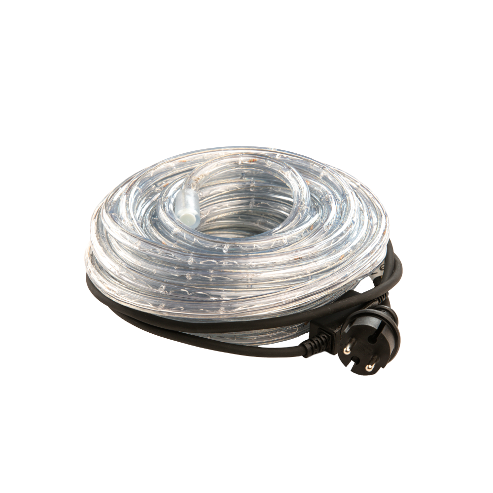 Oferte la Tub luminos cu 24 LED-uri, rosu, 20 m, interior/exterior, alimentare inclusa