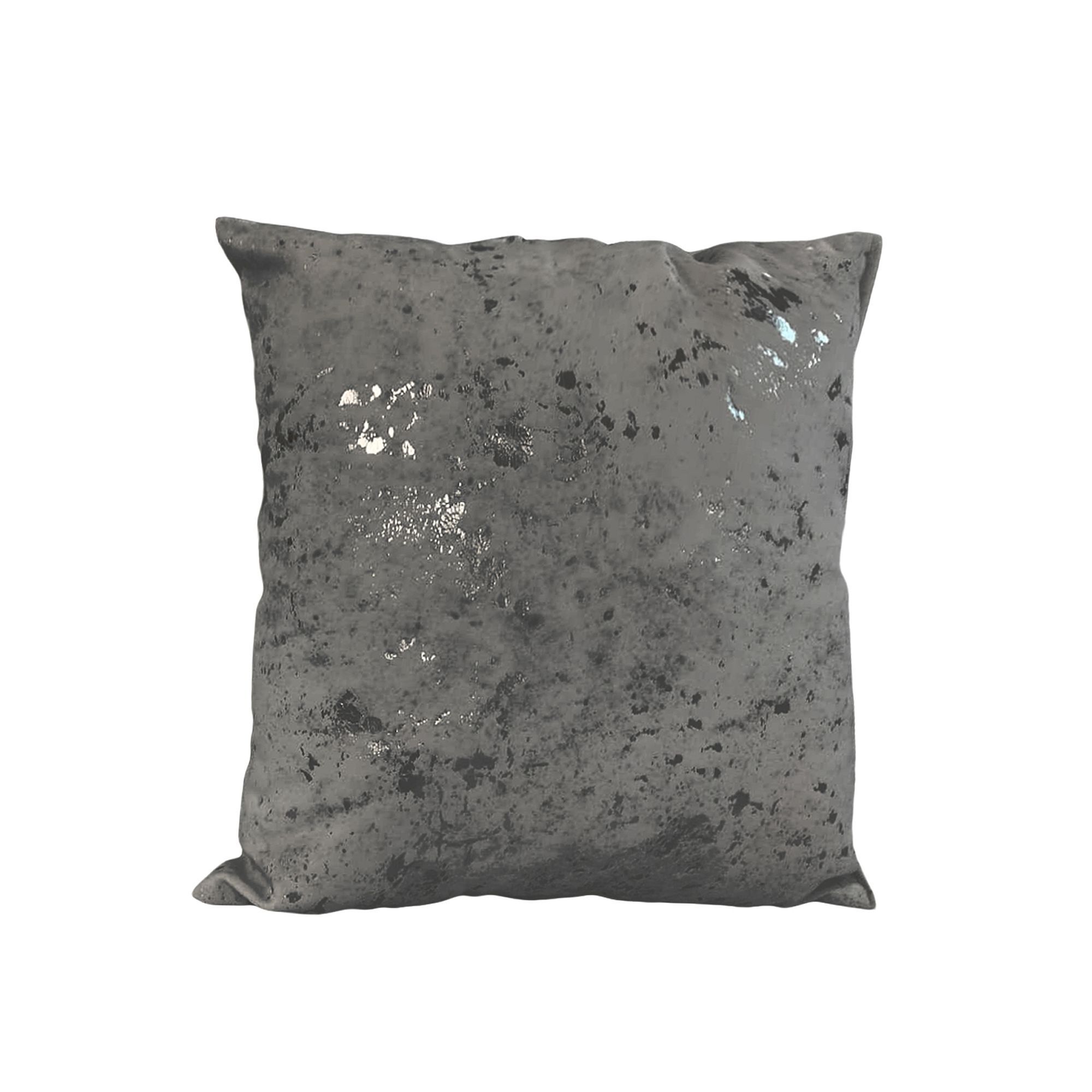 Oferte la Perna decorativa Bella, gri, poliester, model simplu, 35 x 35 cm