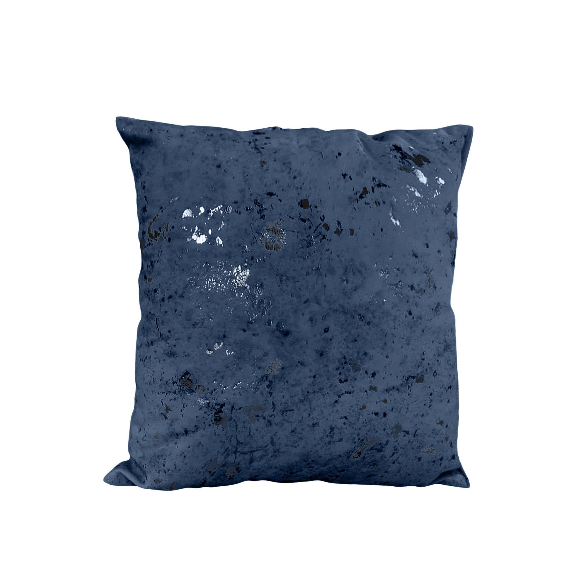 Oferte la Perna decorativa Bella, albastru, poliester, model simplu, 35 x 35 cm