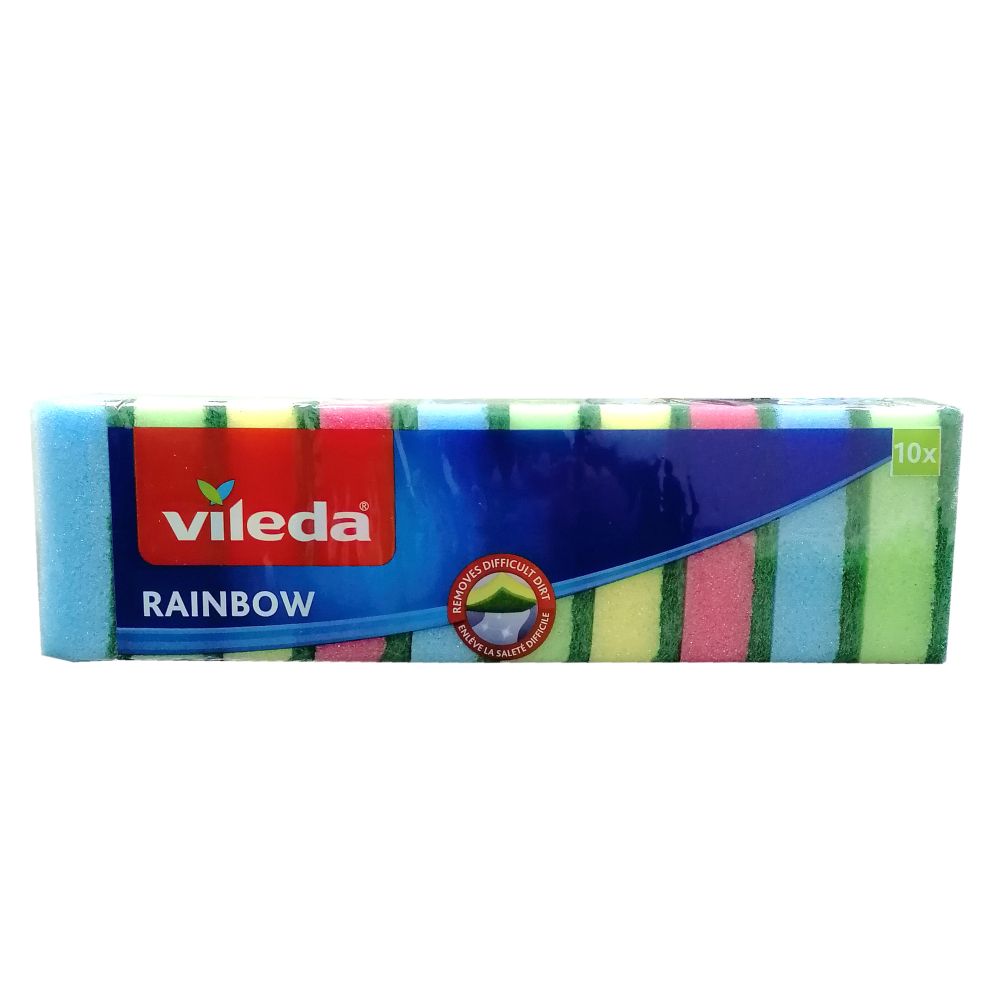 Oferte la Buretele vase Vileda Rainbow, 10 bucati, 7 x 5 cm