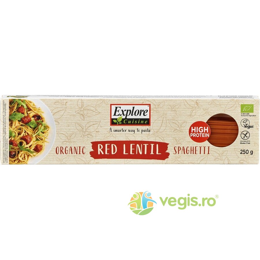 Oferte la Spaghete din Linte Rosie fara Gluten Ecologice/Bio 250g