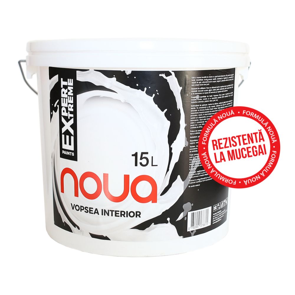 Oferte la Vopsea lavabila interior Noua, alb, 15 l