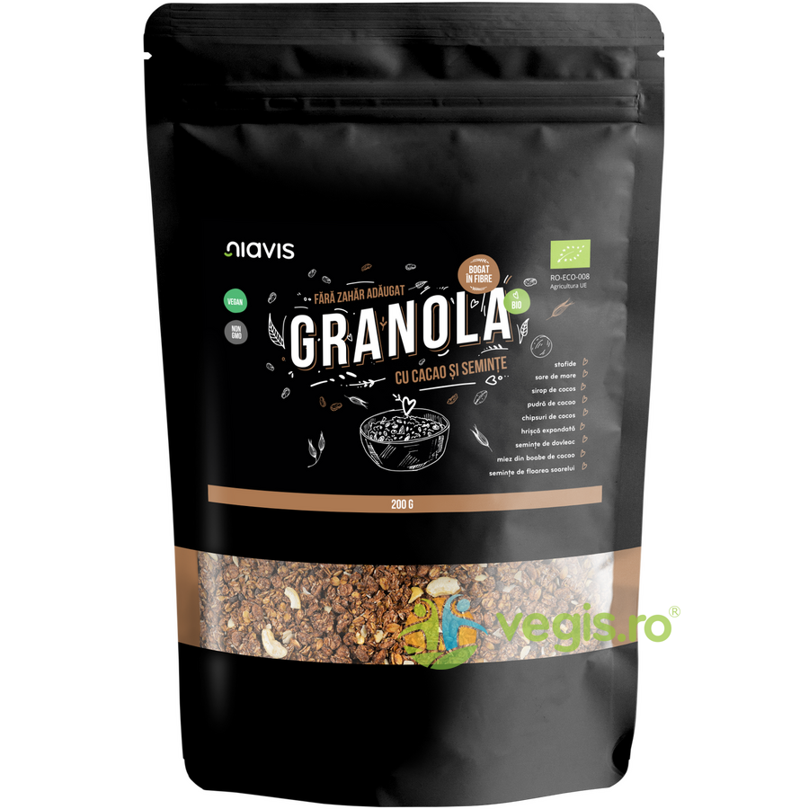 Oferte la Granola cu Cacao si Seminte Ecologica/Bio 200g