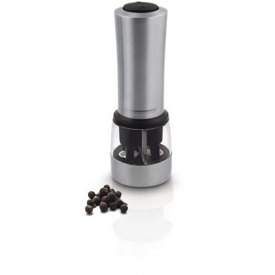 Oferte la Rasnita Esperanza EKP004 rasnita de piper 2 = 1 OŢEL INOXIDABIL - CAYENNE (Negru/Argintiu)