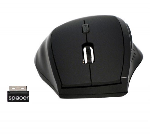 Oferte la Mouse SPACER; model: SPMO-291; NEGRU; WIRELESS; USB