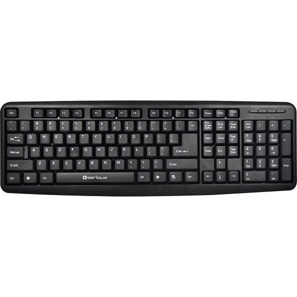 Oferte la Tastatura SERIOUX; model: SRXK-9400USB layout: US; NEGRU;USB