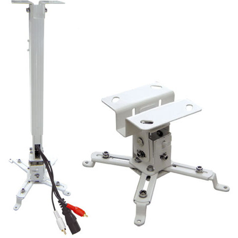 Oferte la Suport videoproiector tavan GATV2 reglabil 63-100 cm Alb
