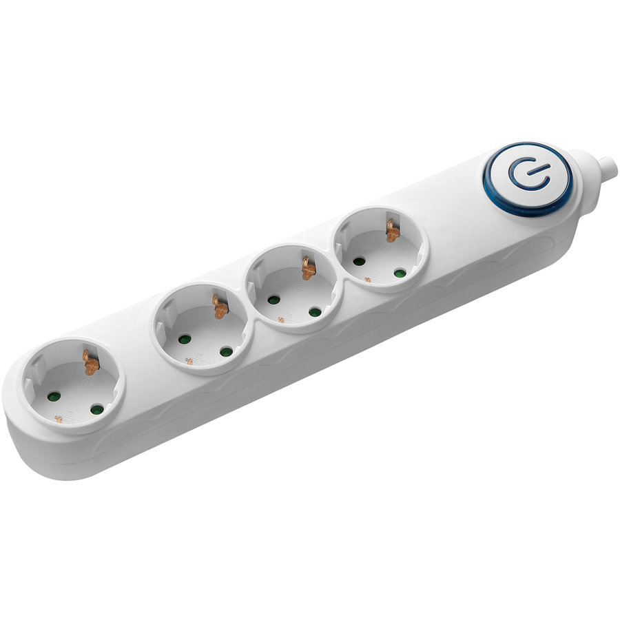 Oferte la Prelungitor cu intrerupator 4PI15-3680 4 prize Schuko 3680W 1.5m Alb