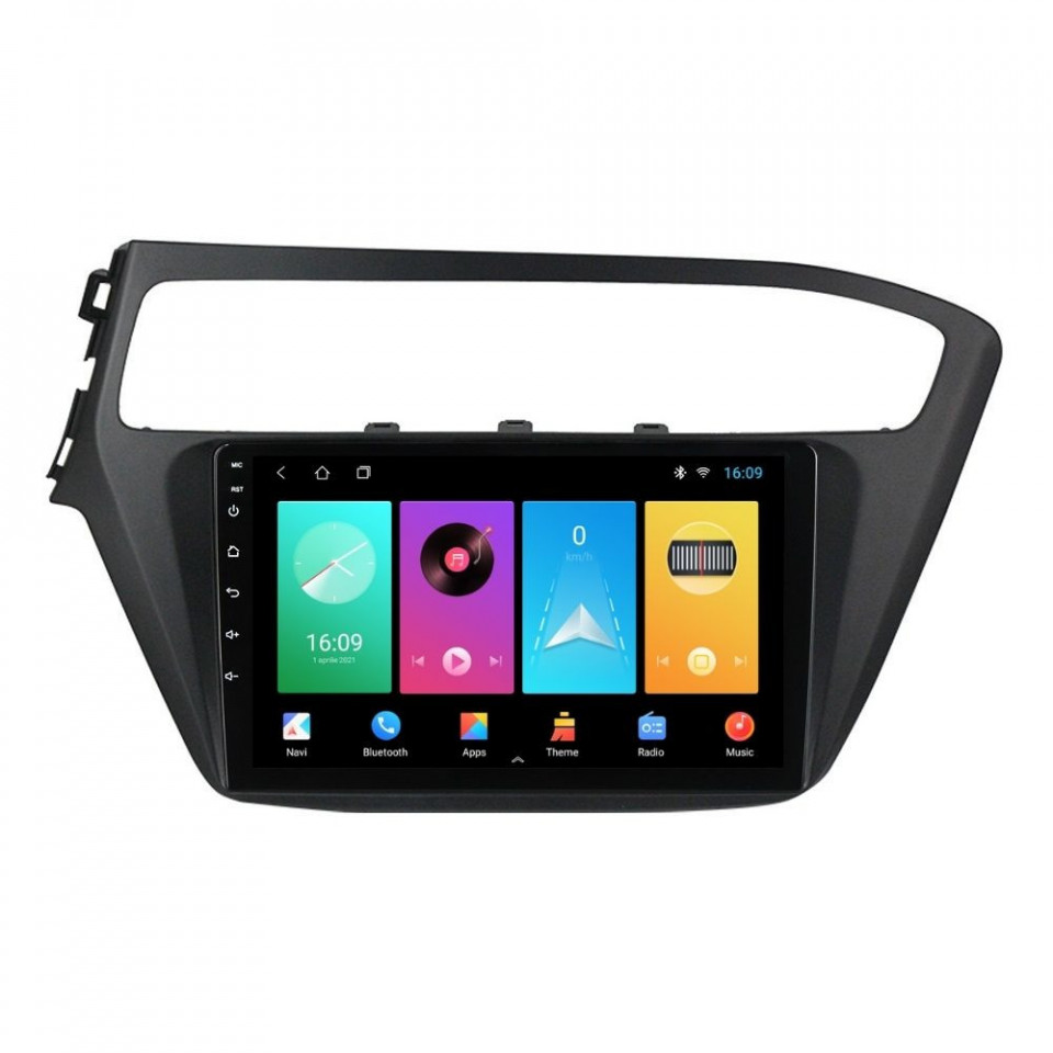 Oferte la Navigatie dedicata cu Android Hyundai i20 2018 - 2020, 1GB RAM, Radio GPS Dual Zone, Display HD IPS 9" Touchscreen, Internet Wi-Fi, Bluetooth, MirrorLink, USB