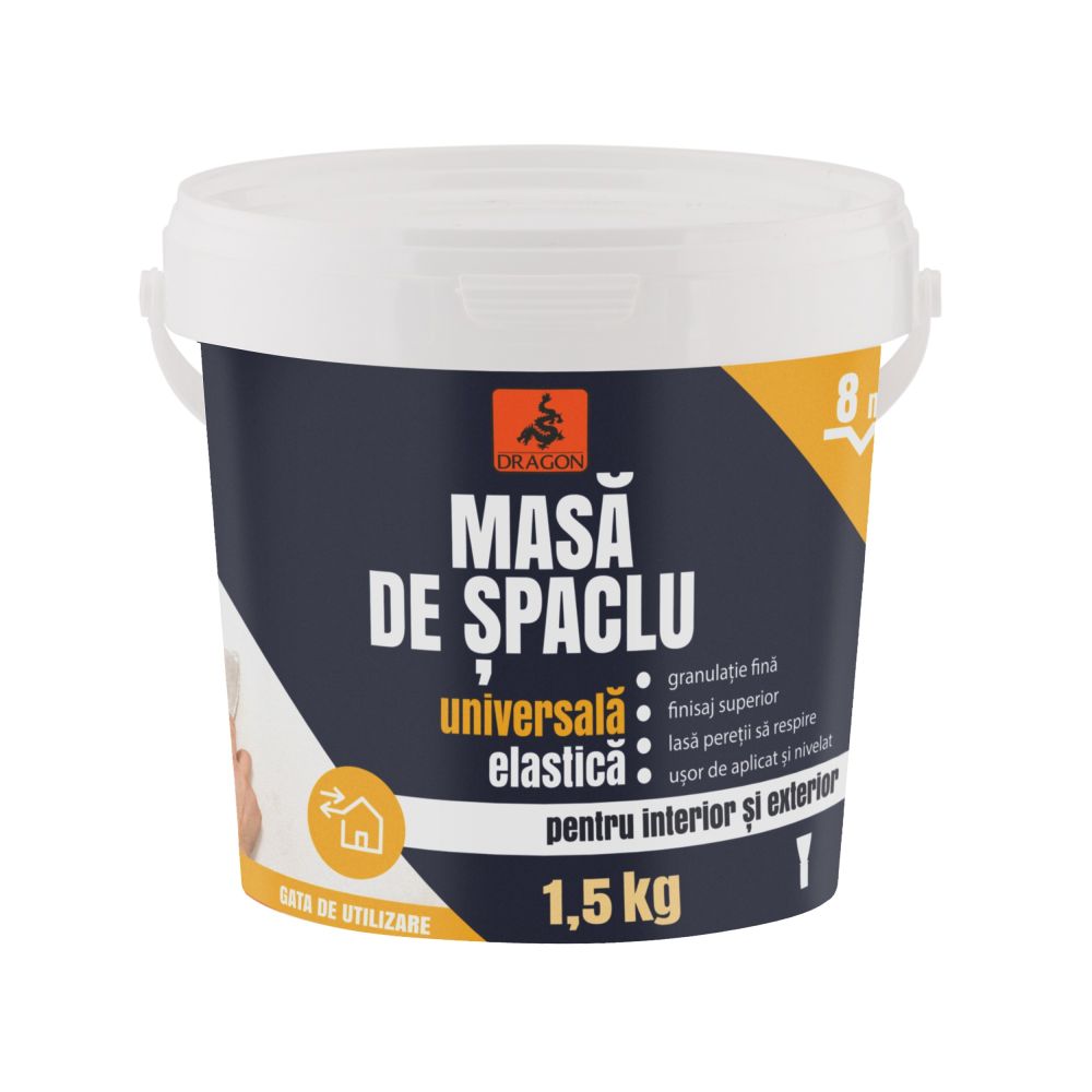 Oferte la  Masa de spaclu elastica Dragon, 8x8, 1,5 kg 