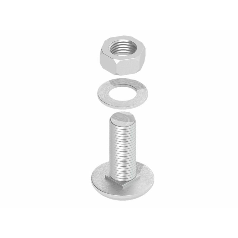 Oferte la Surub M8 cu piulita, otel zincat, Ø 8 x 25 mm, Norgips System , 50 set/cut