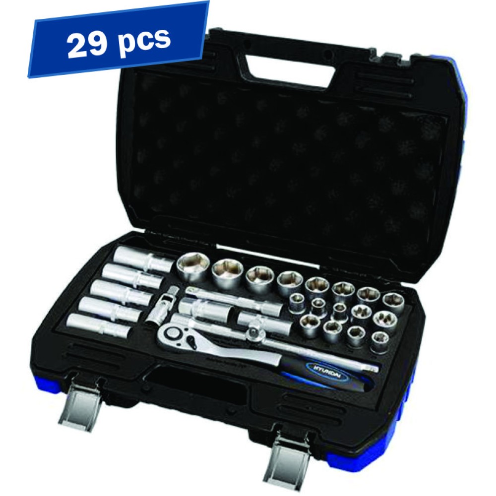 Oferte la Set chei tubulare 1/2 Hyundai HY-59653, 29 piese