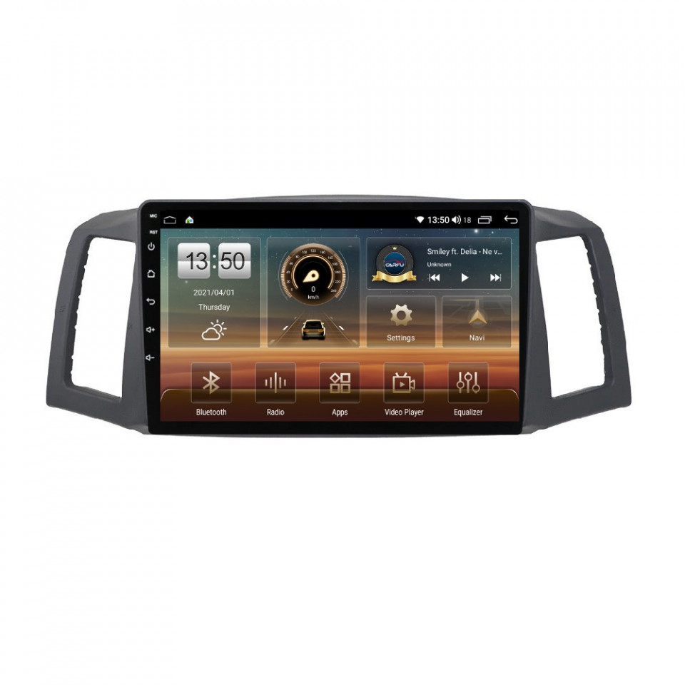 Oferte la Navigatie dedicata cu Android Jeep Grand Cherokee III 2004 - 2007 fara navigatie originala, 4GB RAM, Radio GPS Dual Zone, Display HD QLED 10" Touchscreen, Internet Wi-Fi si slot SIM 4G, Bluetooth, MirrorLink, USB