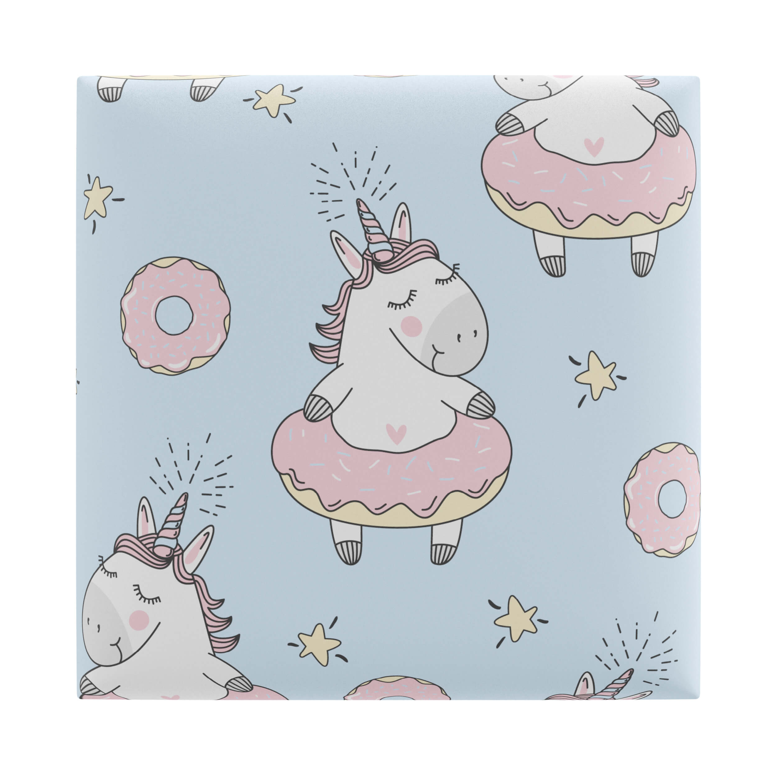 Oferte la Panou decorativ tapitat, Kids Unicorn, patrat, 300 x 300 x 37 mm