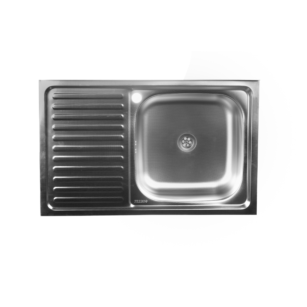 Oferte la Chiuveta bucatarie Freddo SN7001D, inox, 1 cuva dreapta, 800 x 500 mm