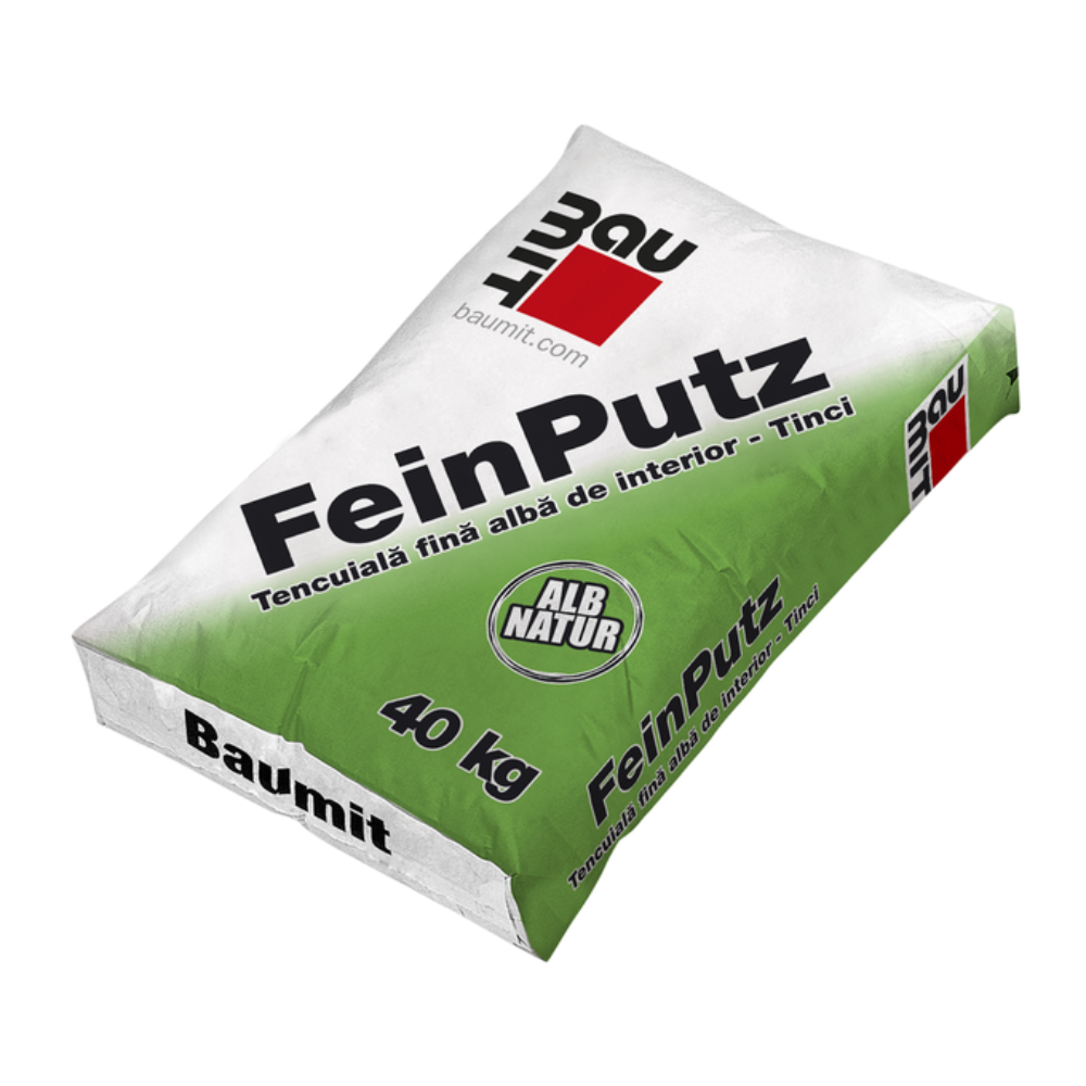 Oferte la Mortar tinci fin Baumit, tencuieli si reparatii, alb, interior, 40 kg