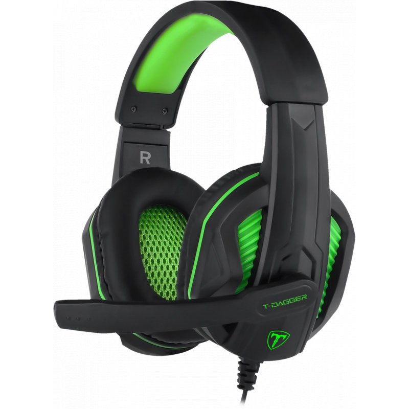 Oferte la Casti gaming Cook Black Green
