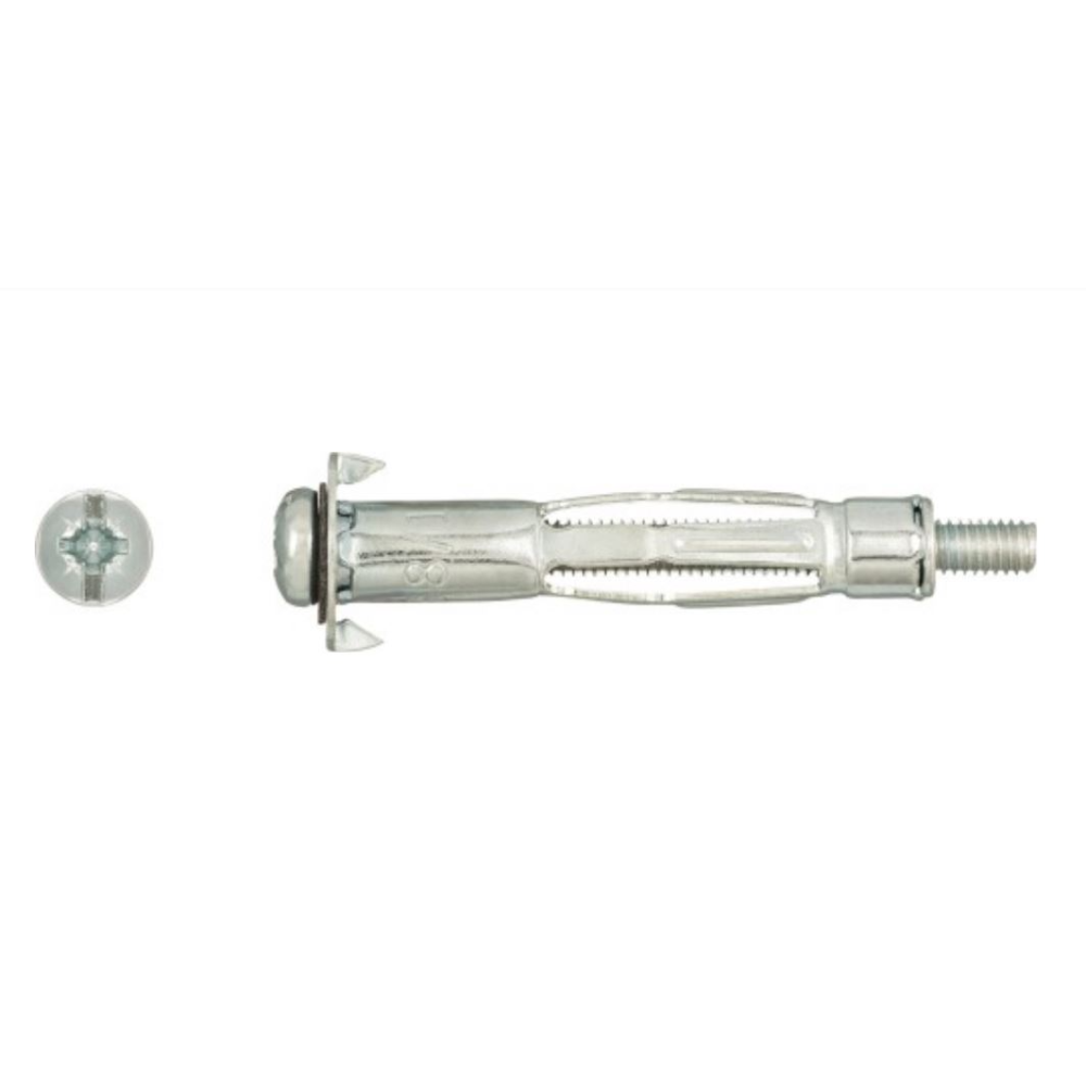 Oferte la  Set ancora metalica galvanizata + surub metric RawlPlug SM-04032, 32 mm, 6 buc