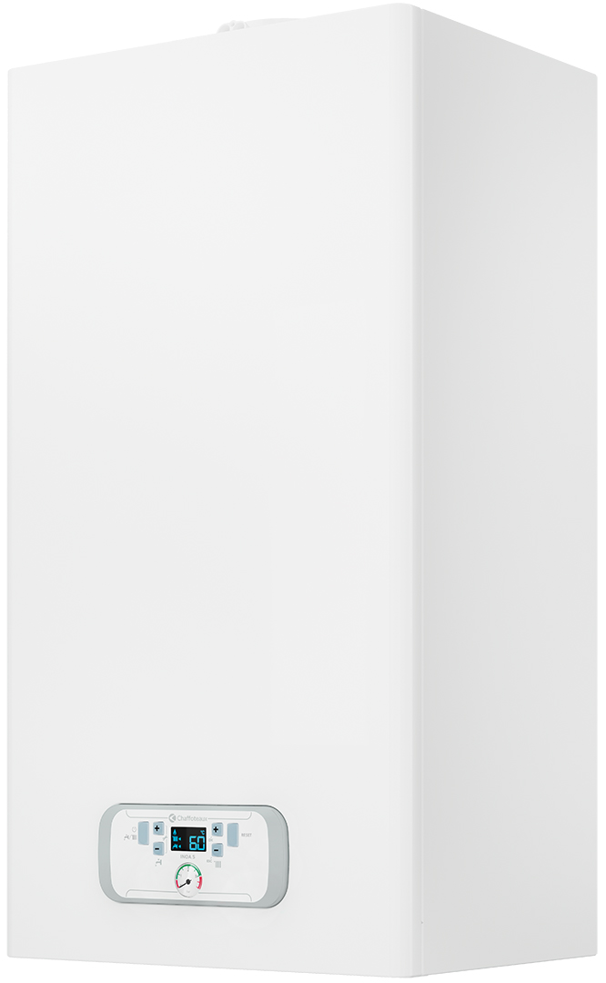 Oferte la Centrala în condensare Chaffoteaux Inoa S 30 KW cu noul schimbător de căldură din oțel-inox  Complet Cu Kit Evacuare Gaze Arse