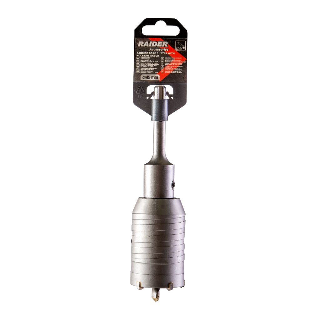 Oferte la Carota gaurire beton Raider SDS-PLUS, 45 mm diametru, prindere SDS-plus