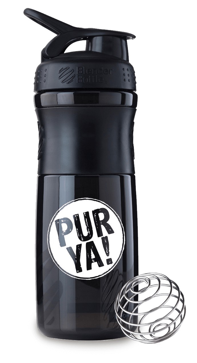 Oferte la Shaker fitness pentru shake-uri proteice si bauturi 760ml Pur Ya