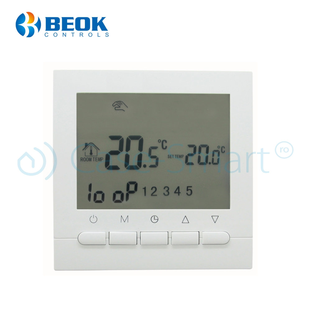 Oferte la Termostat pentru centrala termica pe gaz si incalzire in pardoseala BeOK BOT-313W