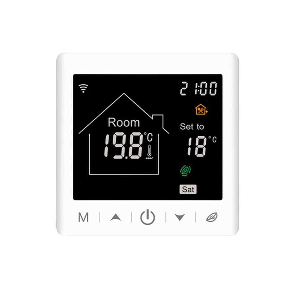 Oferte la Termostat Wi-Fi BeOk pentru centrala termica pe gaz si incalzire in pardoseala