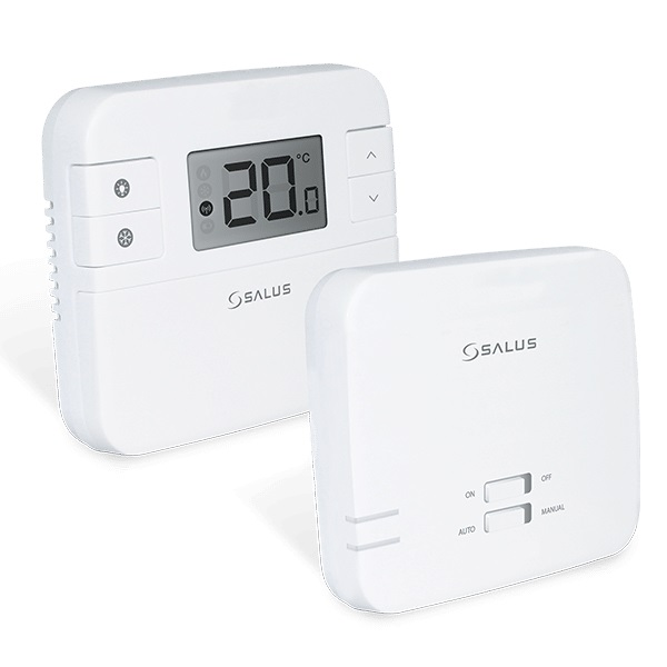 Oferte la Termostat cu radiofrecventa Salus RT310RF, Wireless, Mod Sleep, Functie anti-inghet