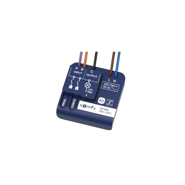 Oferte la Receptor Somfy IZYMO io, Control lumina ON / OFF, Compatibil cu Unitate de comanda Tahoma