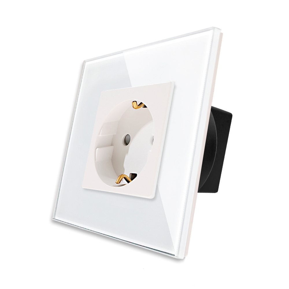 Oferte la Priza Simpla LUXION cu Rama din Sticla