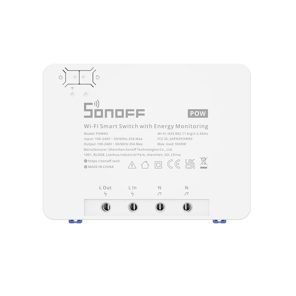 Oferte la Releu Wi-Fi Sonoff Pow R3, Monitorizare consum electric, Control aplicatie &amp; vocal