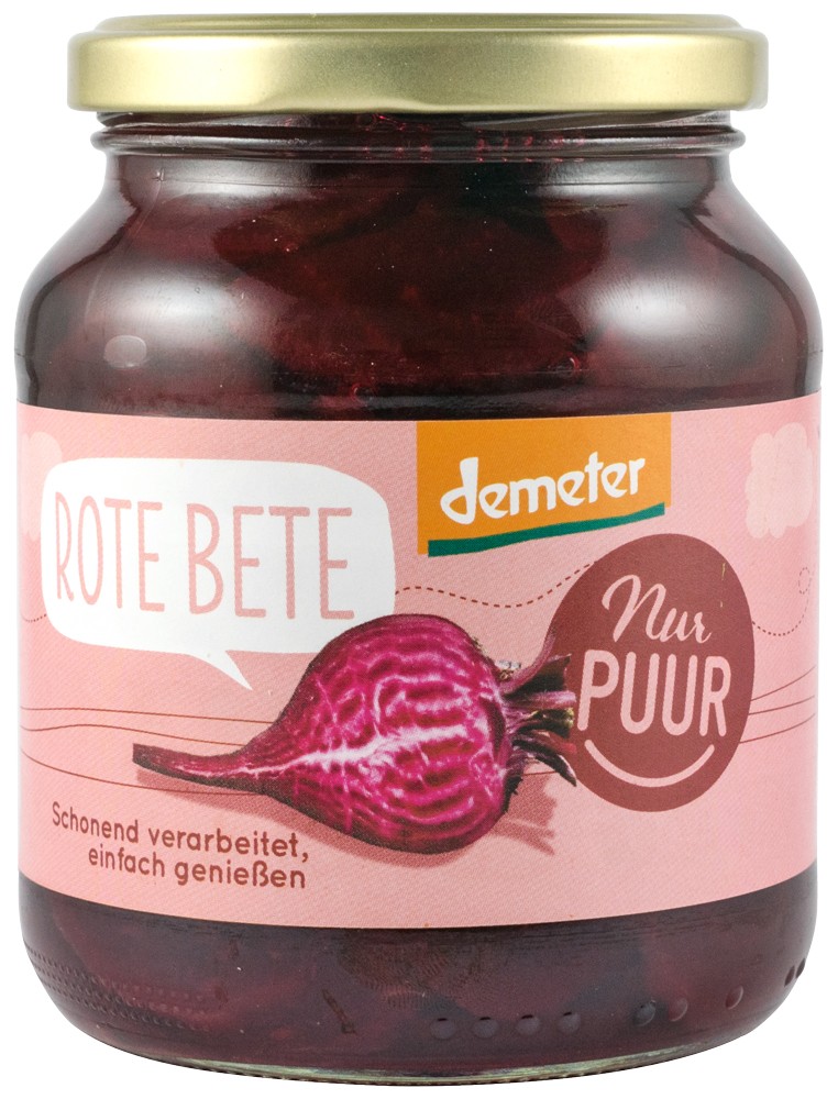Oferte la Sfecla rosie bio si demeter, 340g Nur Puur
