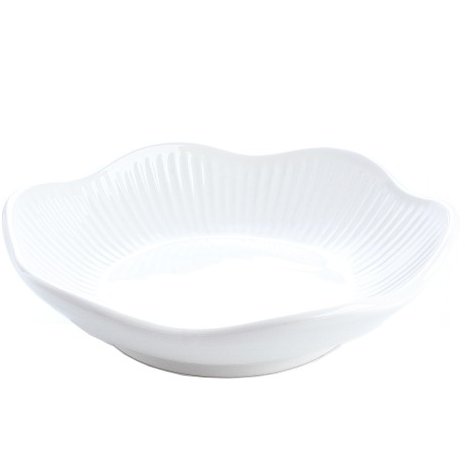 Oferte la Bol de Salata Rotund 28cm Ceramica Termorezistenta pentru Cuptor Alb