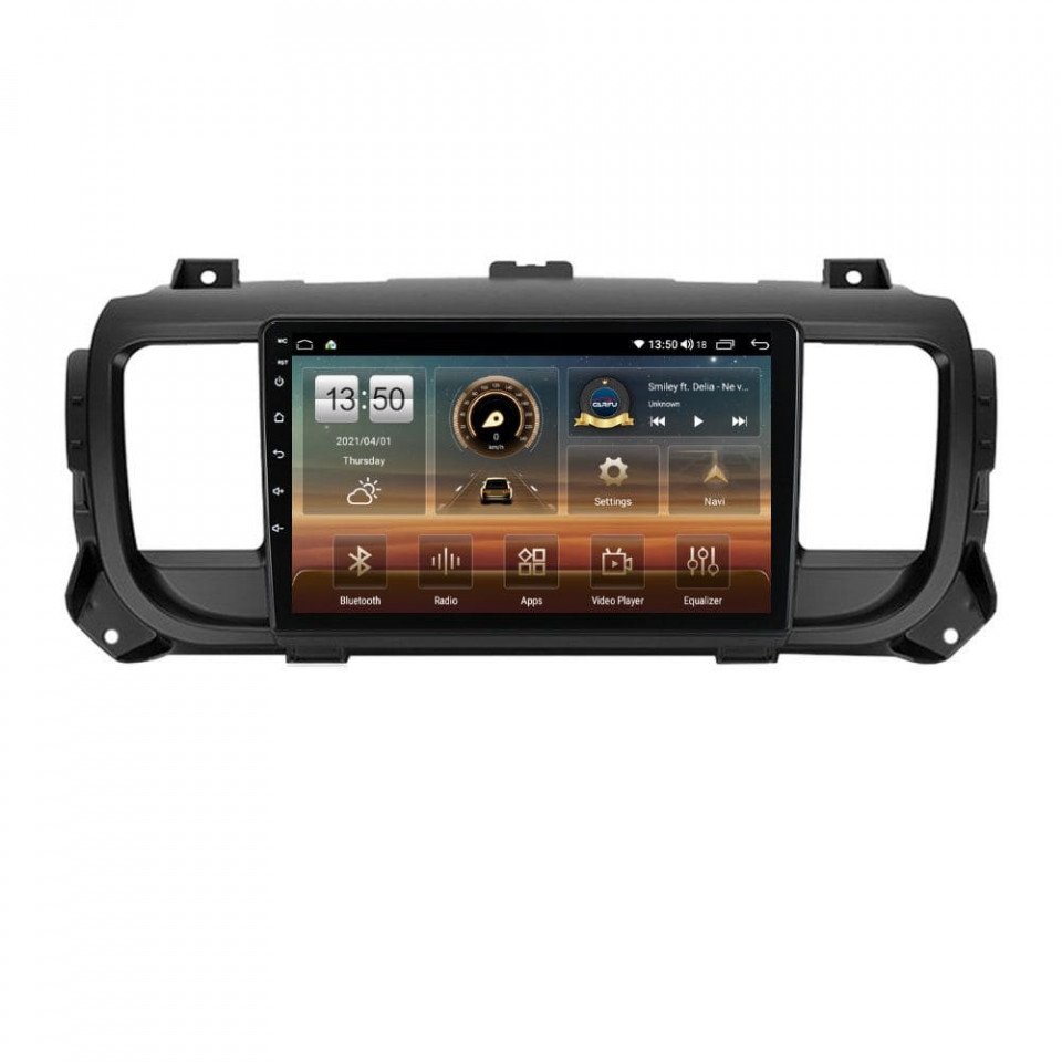 Oferte la Navigatie dedicata cu Android Peugeot Expert dupa 2016, 4GB RAM, Radio GPS Dual Zone, Display HD QLED 9" Touchscreen, Internet Wi-Fi si slot SIM 4G, Bluetooth, MirrorLink, USB